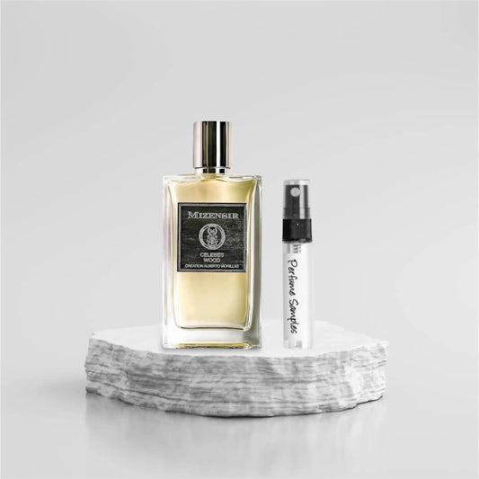 Unisex Parfümprobe und Duftprobe Mizensir Celebes Wood von Mizensir in 1 ml, 2 ml und 5 ml bei MicheloDuft